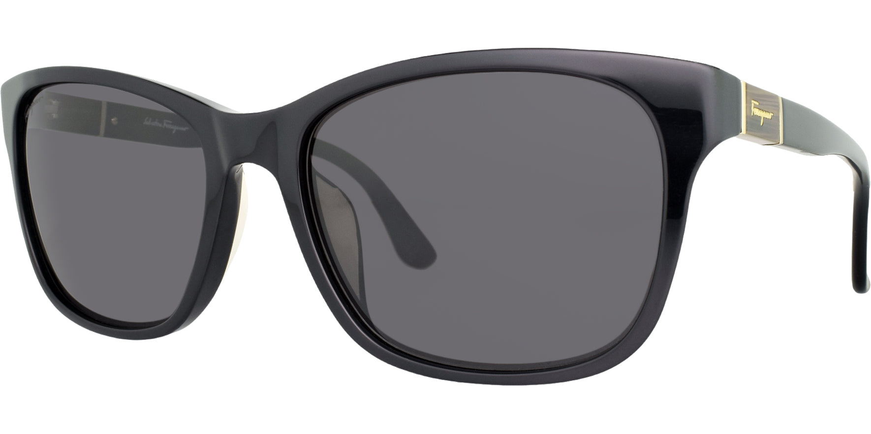 Salvatore Ferragamo Alt Fit Black Soft Square - Eyedictive