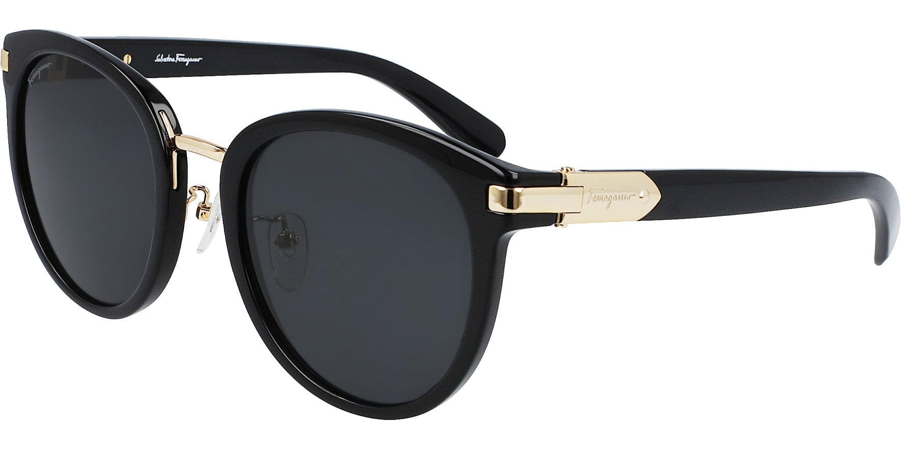 Salvatore Ferragamo Alt Fit Oversize Round - Eyedictive