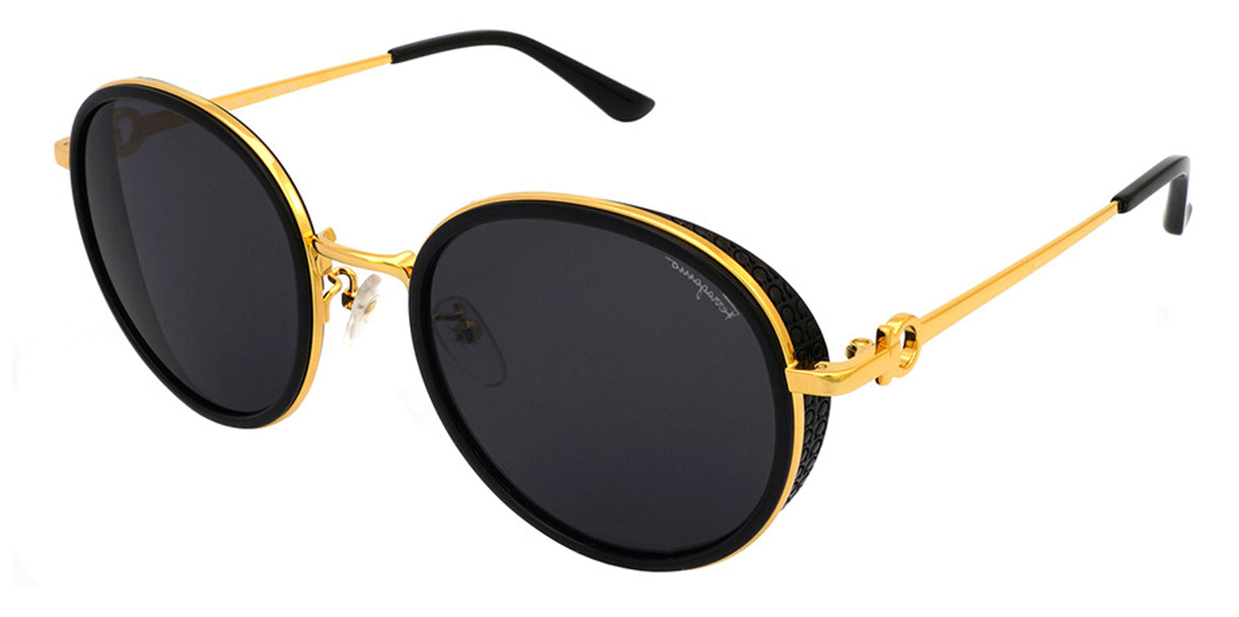 Salvatore Ferragamo Alt Fit Round Side Shield - Eyedictive