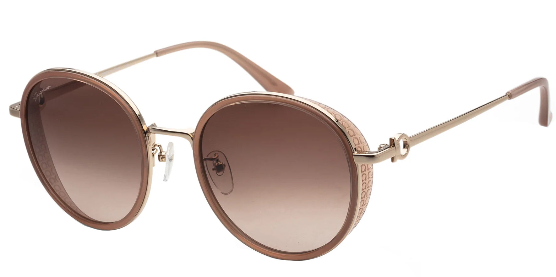 Salvatore Ferragamo Alt Fit Round Side Shield - Eyedictive