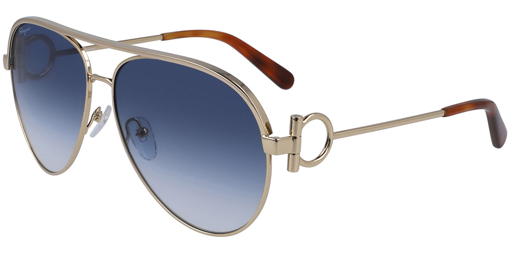 Salvatore Ferragamo Aviator w/ Gradient Lens - Eyedictive