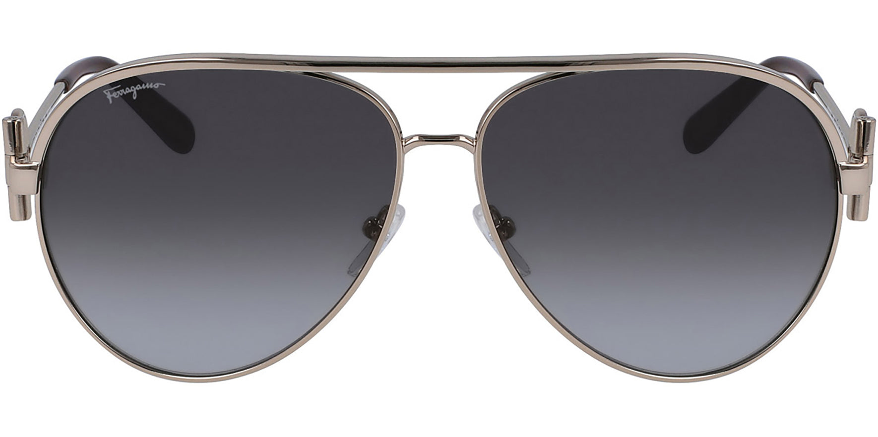 Salvatore Ferragamo Aviator w/ Gradient Lens - Eyedictive