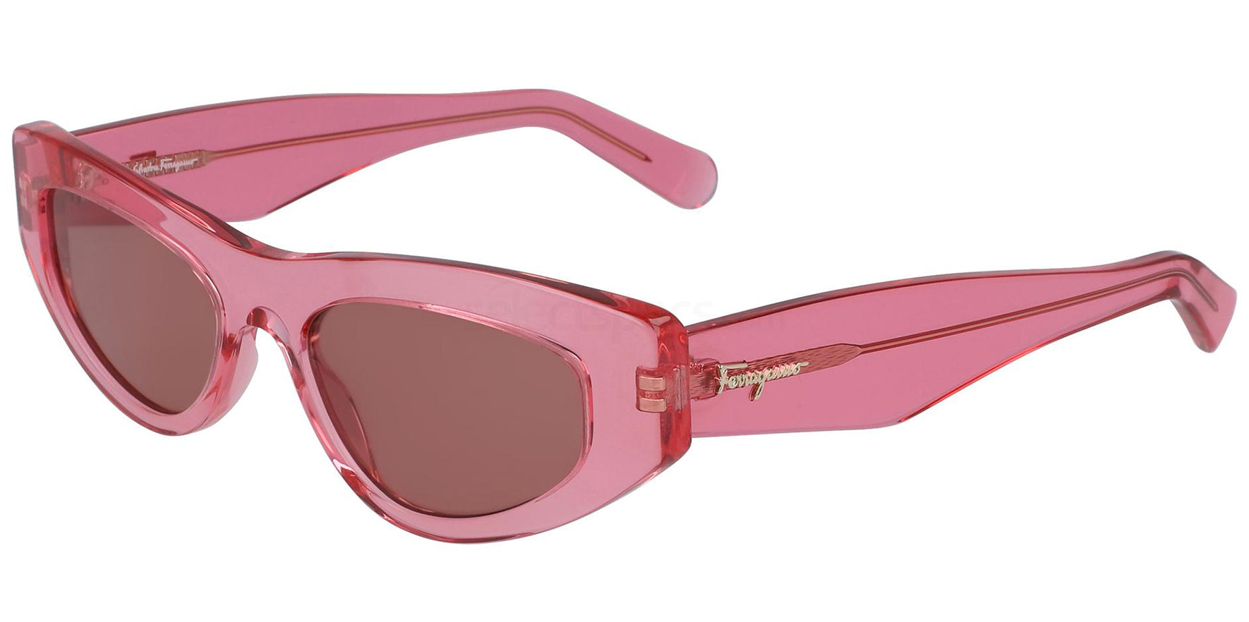 Salvatore Ferragamo Chunky Rectangle Cat Eye - Eyedictive