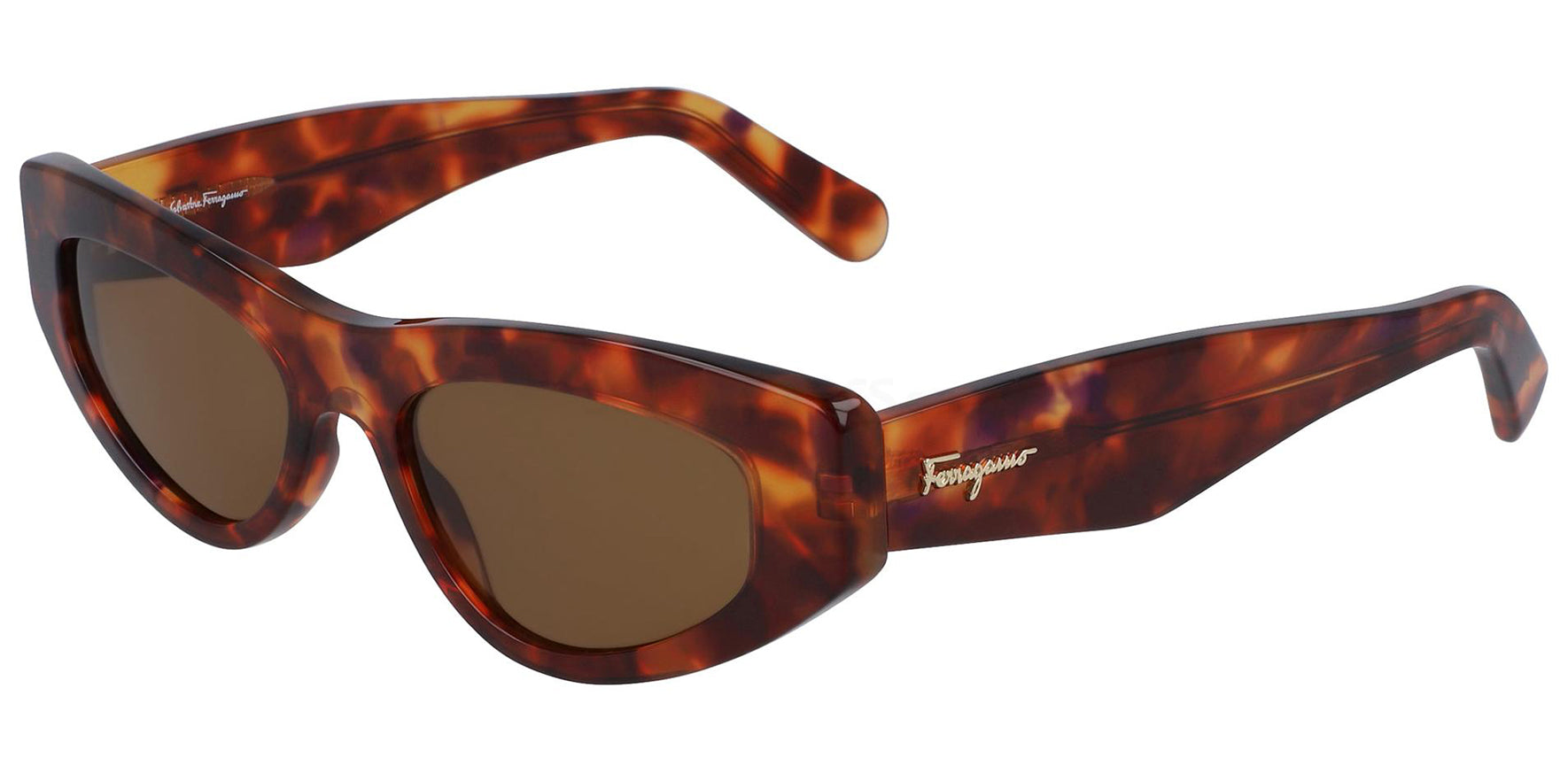 Salvatore Ferragamo Chunky Rectangle Cat Eye - Eyedictive