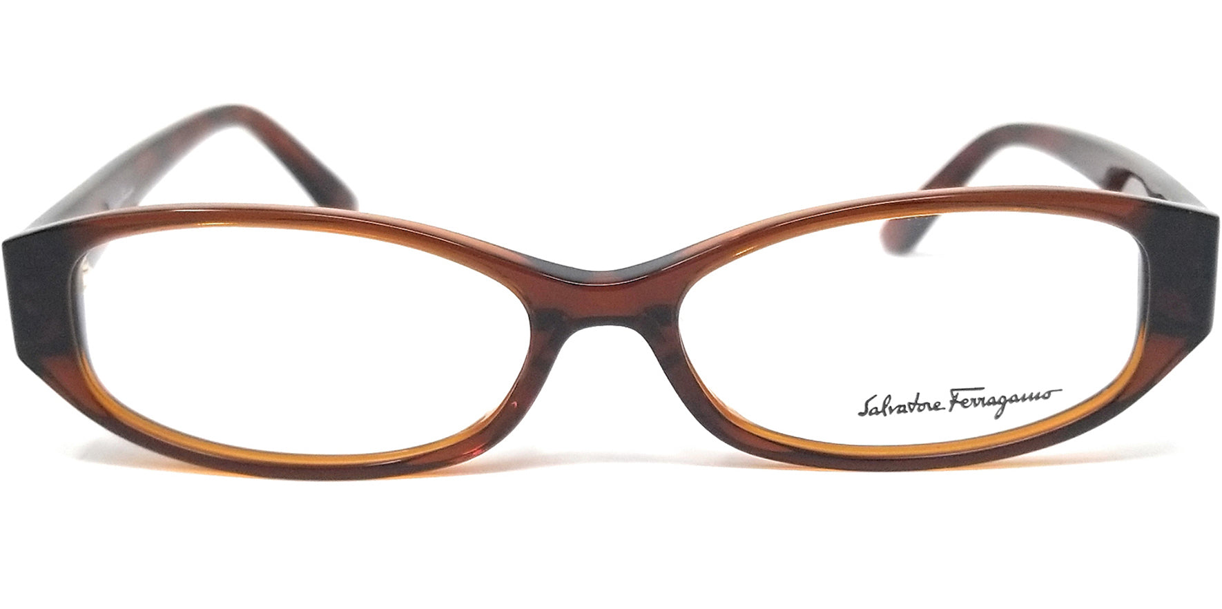 Salvatore Ferragamo Crystal Brown Optical Frames - Eyedictive