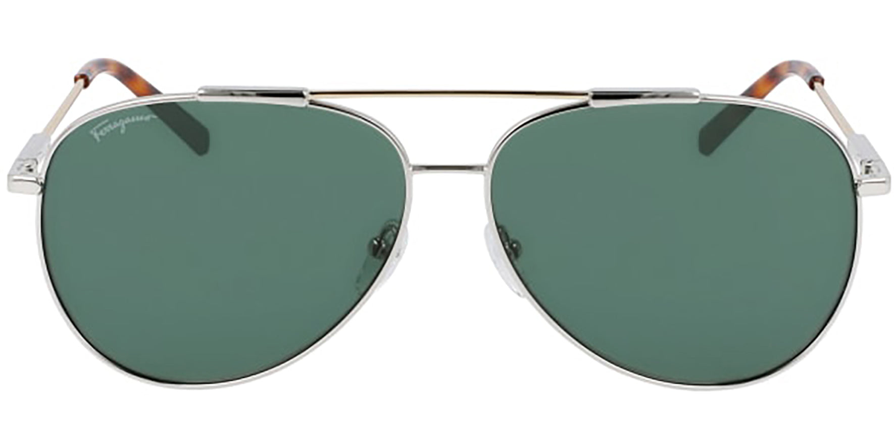 Salvatore Ferragamo Double Bridge Aviator - Eyedictive