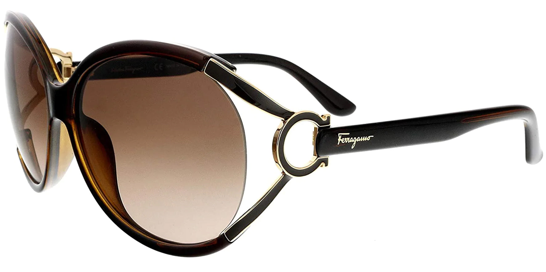 Salvatore Ferragamo Oval Oversize Classic - Eyedictive