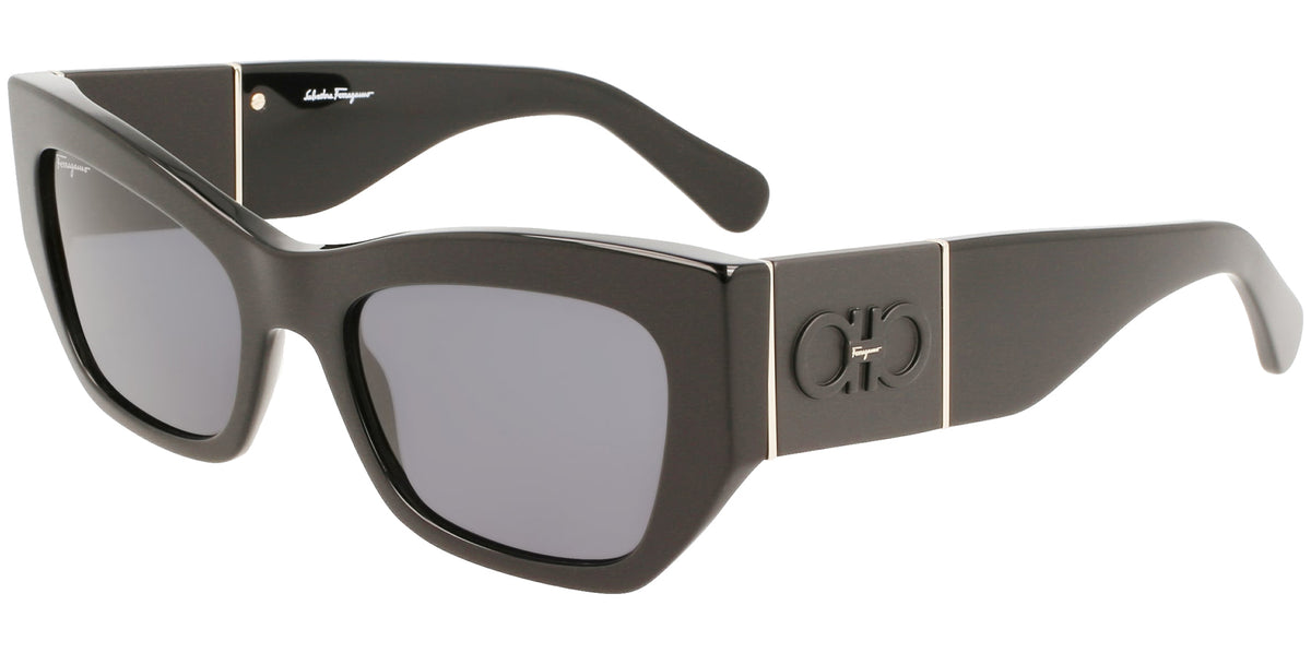 Salvatore Ferragamo Oversize Rectangle Cat Eye – Eyedictive display picture 2