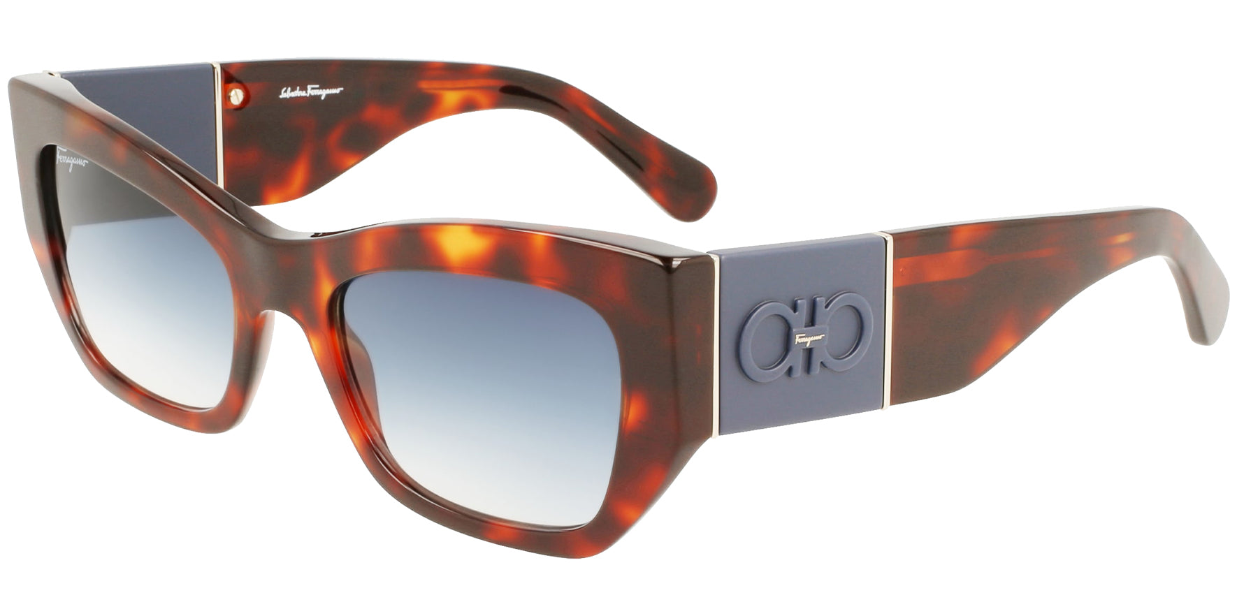 Salvatore Ferragamo Oversize Rectangle Cat Eye - Eyedictive