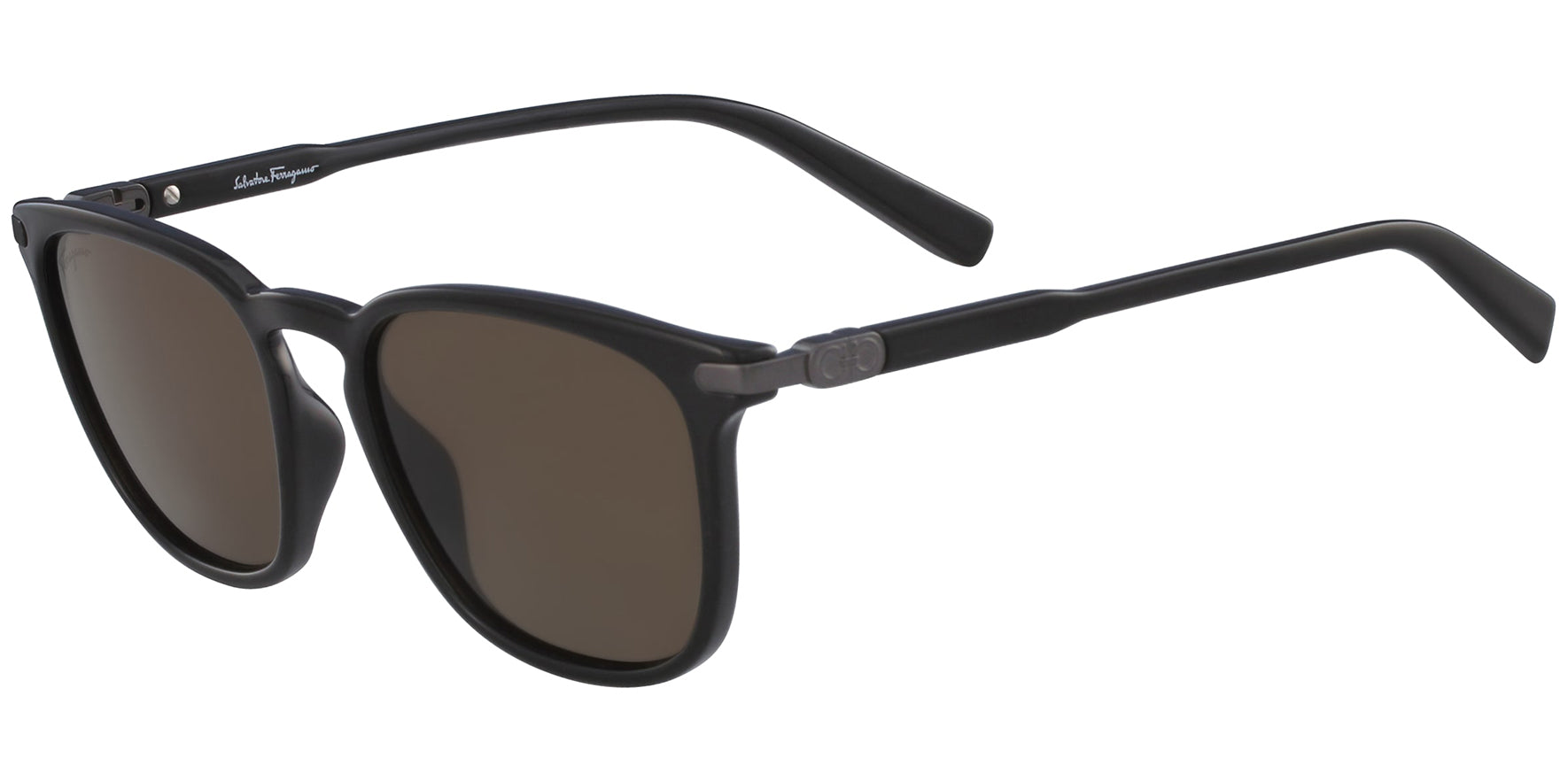 Salvatore Ferragamo Slim Black Soft Square - Eyedictive