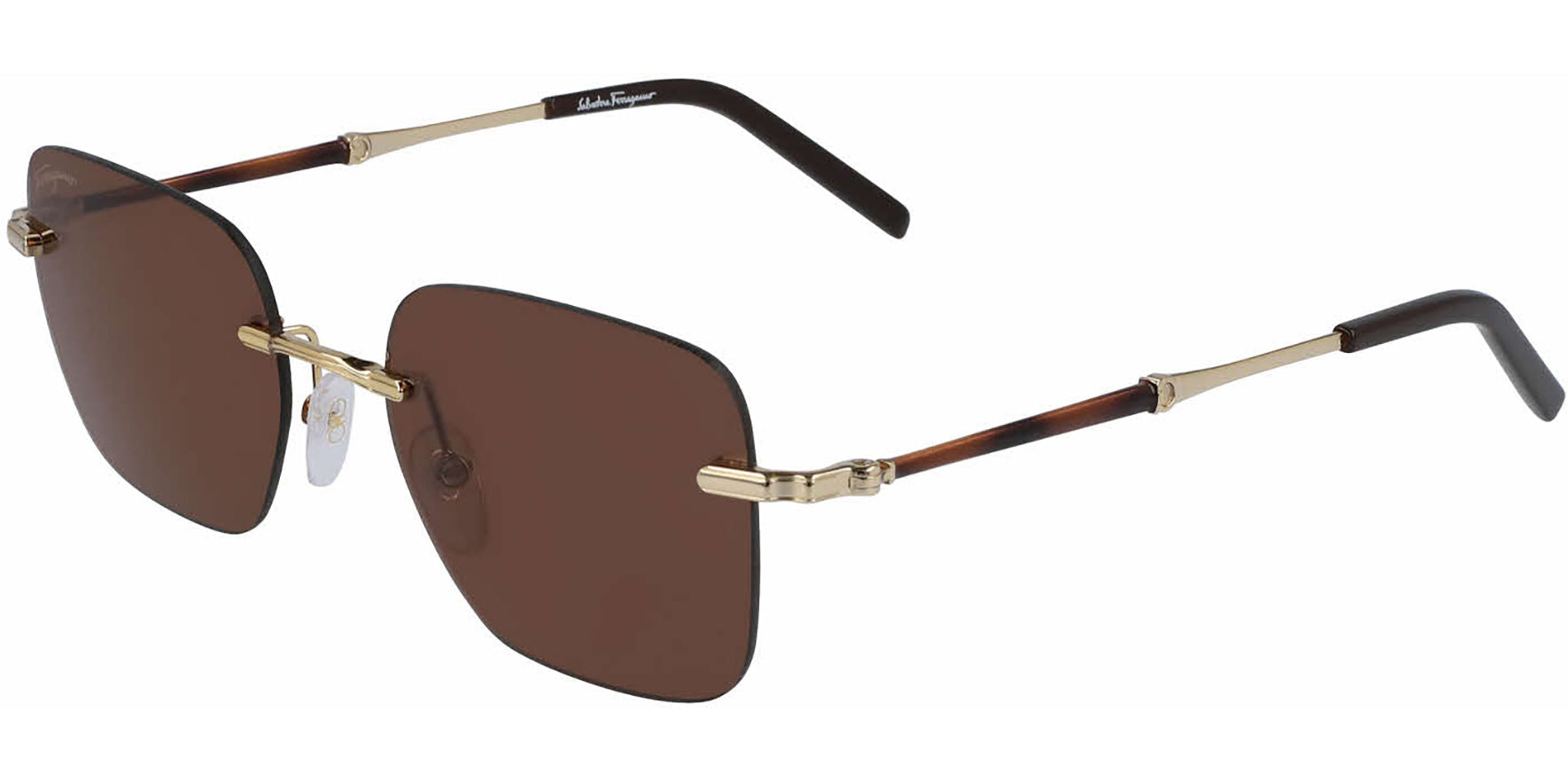 Salvatore Ferragamo Squared Rimless - Eyedictive