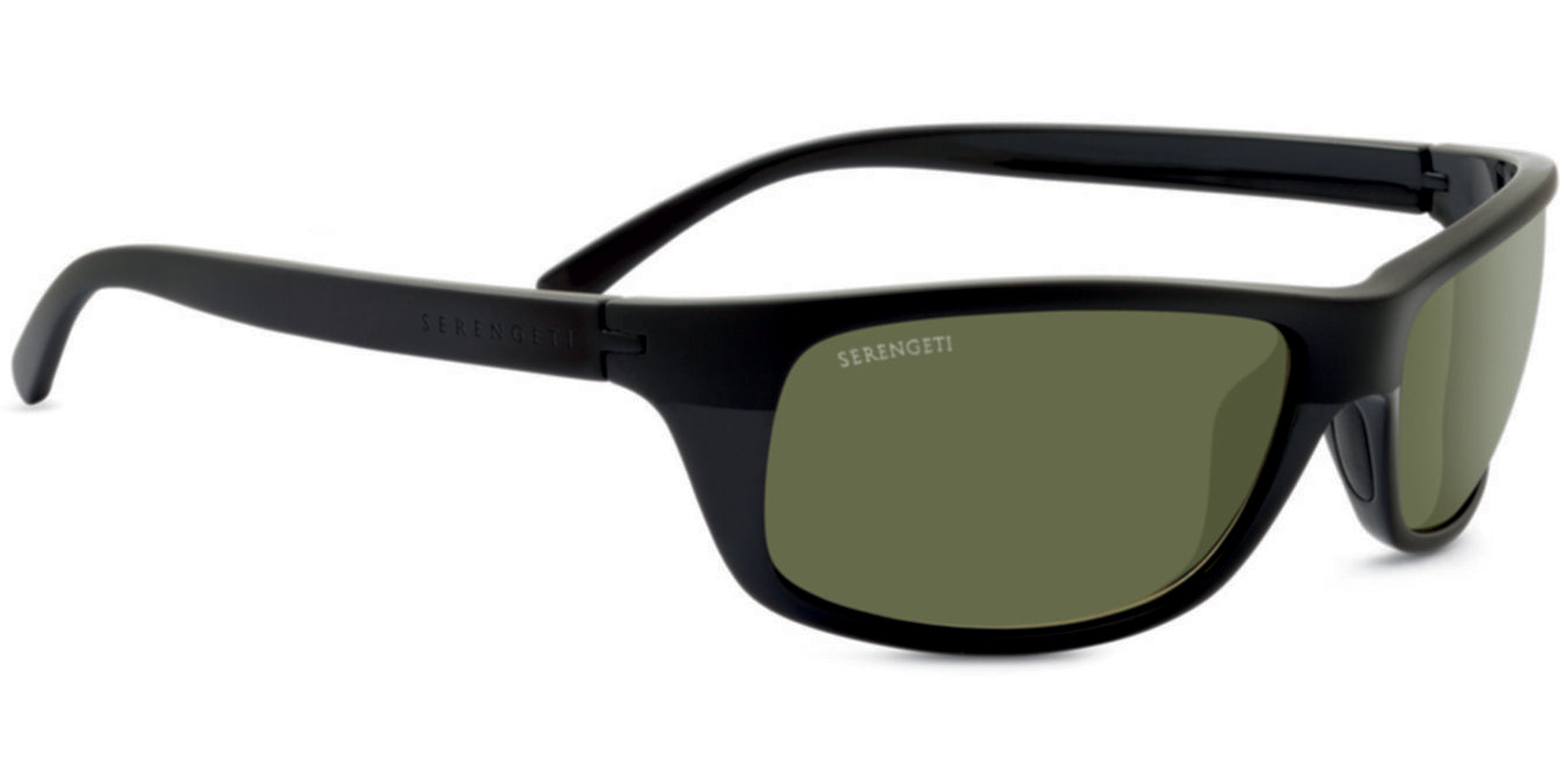 Serengeti Bormio Polarized Photochromic Matte Black/Shiny Black Wrap - Eyedictive