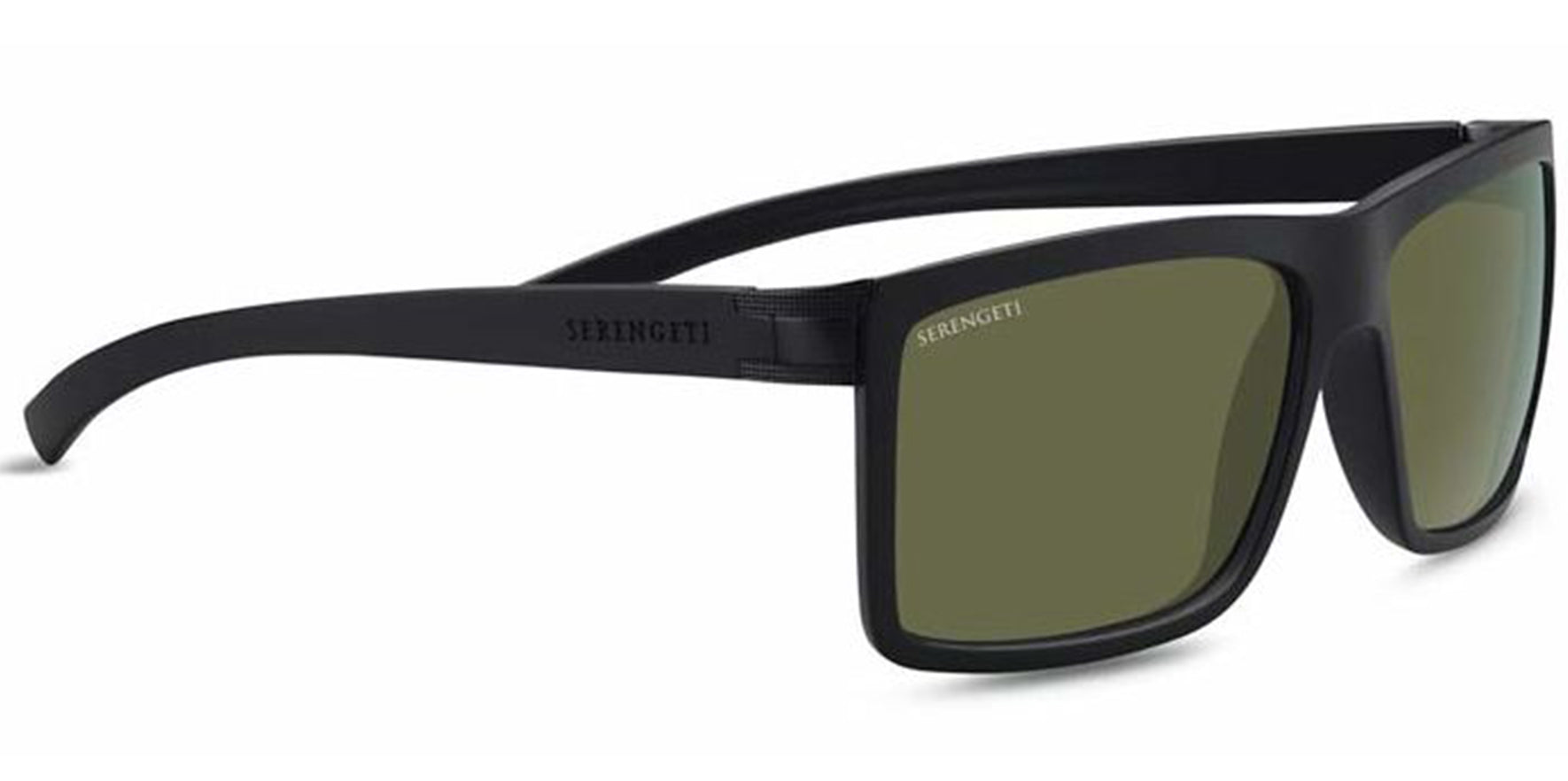 Serengeti Brera Polarized Photochromic Sanded Dark Grey Square - Eyedictive