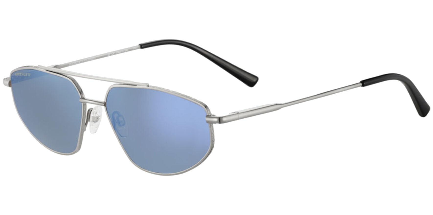 Serengeti Marlon Polarized Photochromic Geometric Aviator w/ Glass Lens