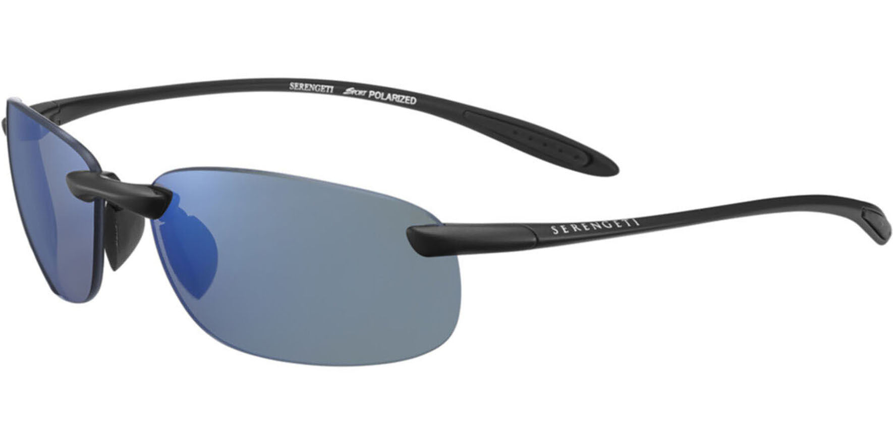 Serengeti Nuvola Polarized Photochromic Rimless Wrap - Eyedictive