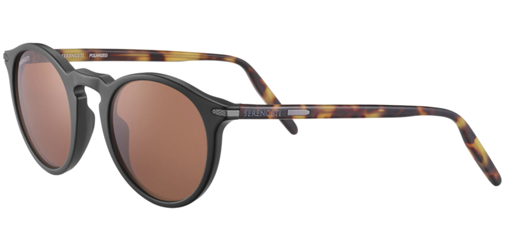 Serengeti Raffaele Polarized Photochromic Matte Black Pantos - Eyedictive