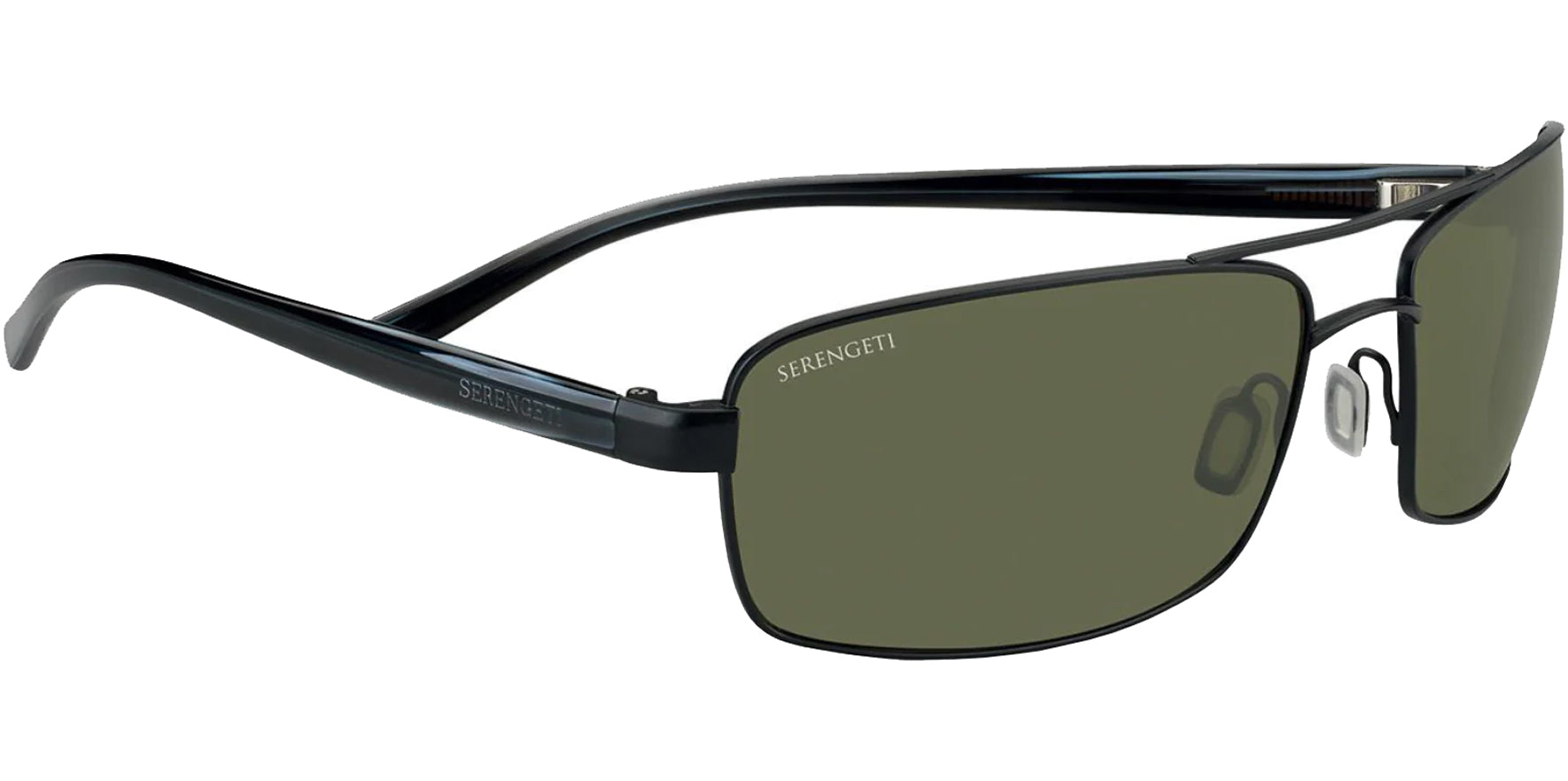 Serengeti San Remo Polarized Photochromic Titanium Rectangle Sport - Eyedictive