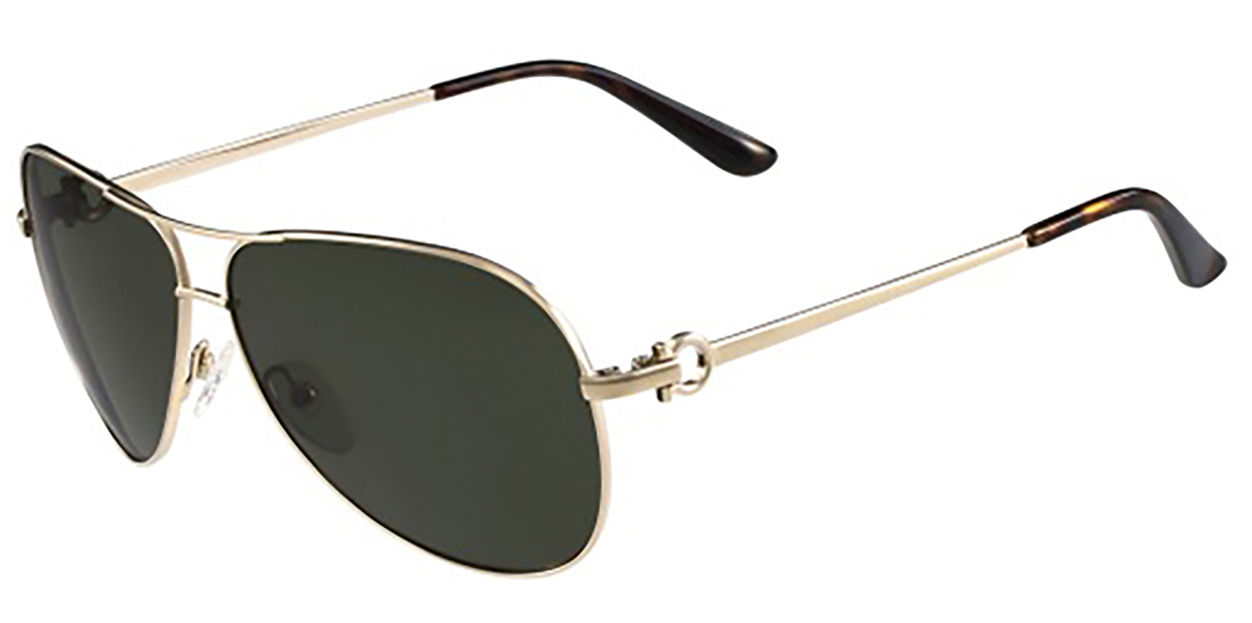 Salvatore Ferragamo Aviator Shiny Gold - Eyedictive