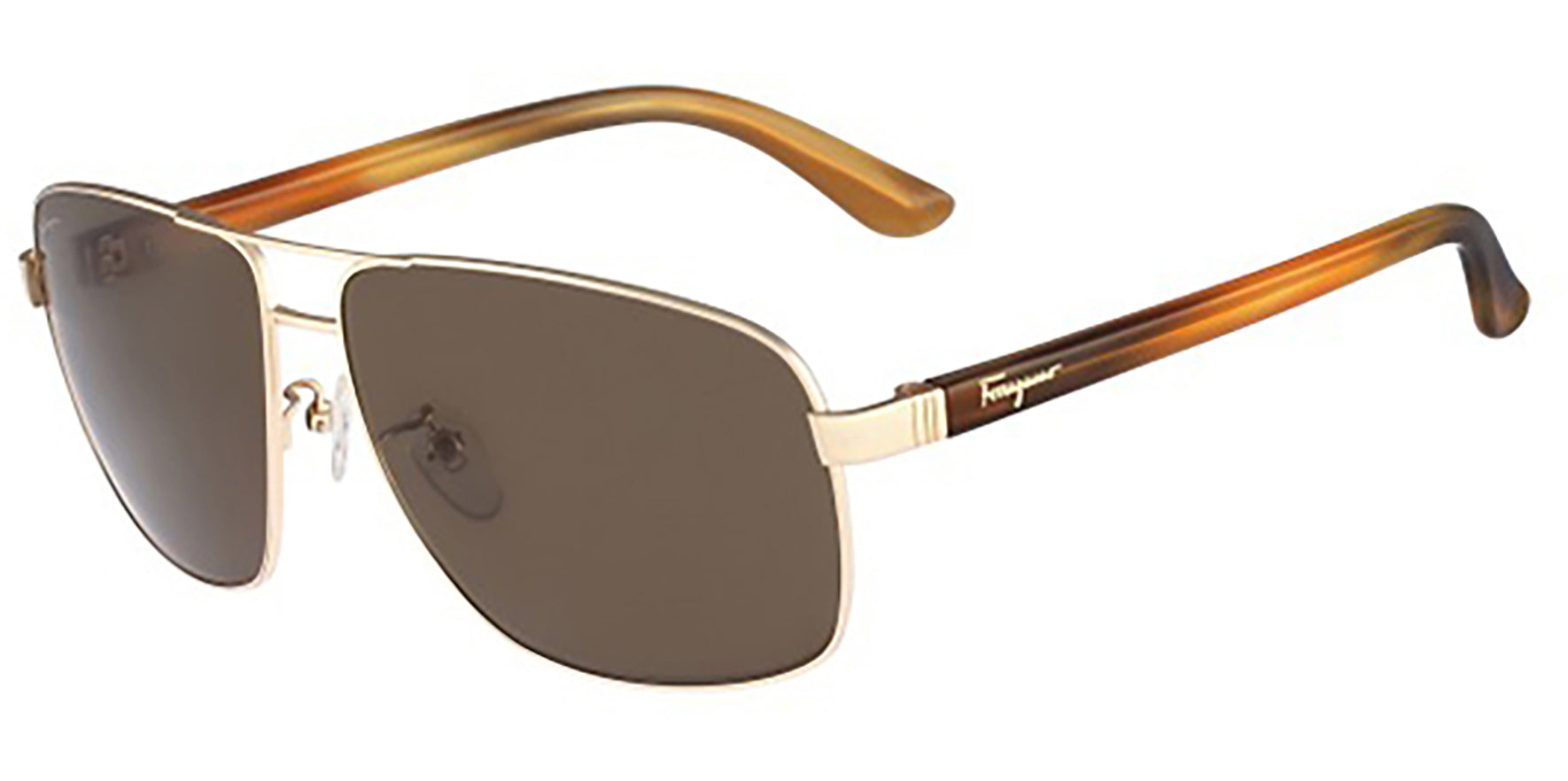 Salvatore Ferragamo Polarized Shiny Rose Gold - Eyedictive