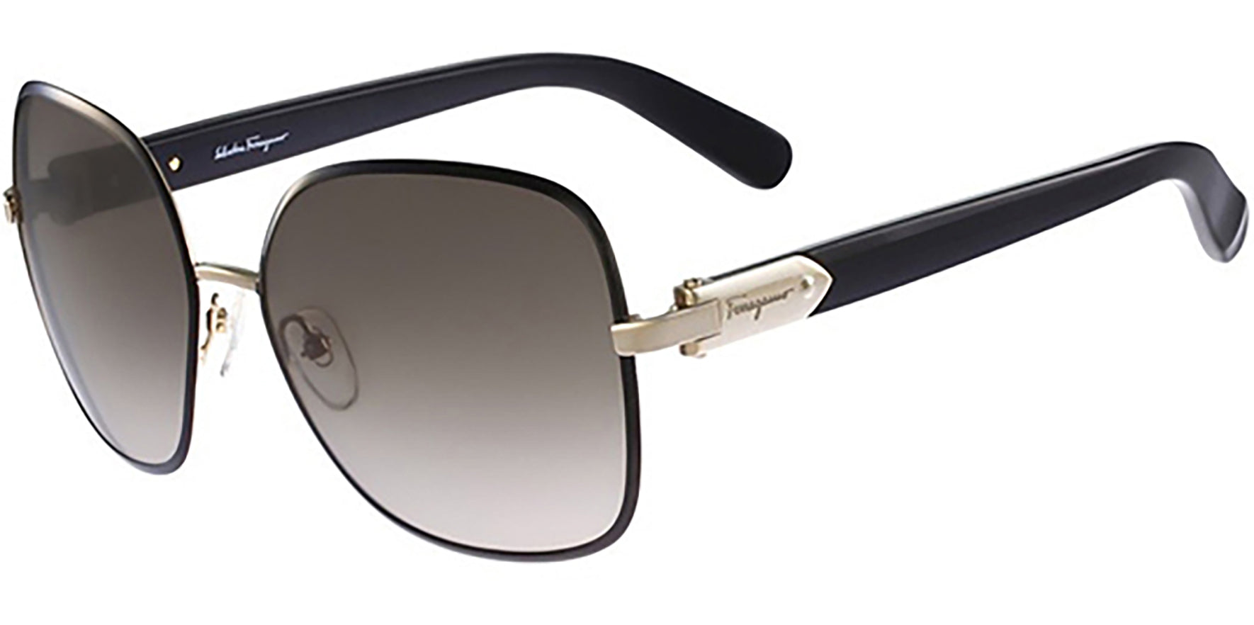 Salvatore Ferragamo Beveled Rim Metal Butterfly - Eyedictive