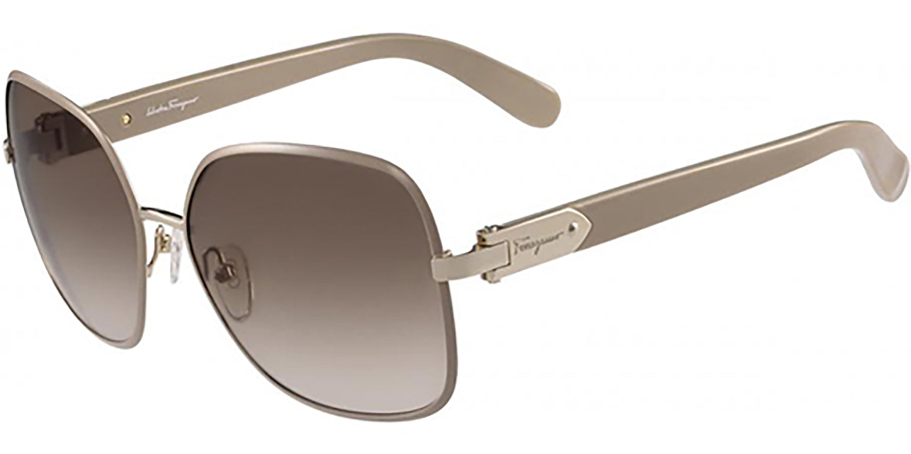 Salvatore Ferragamo Beveled Rim Metal Butterfly - Eyedictive