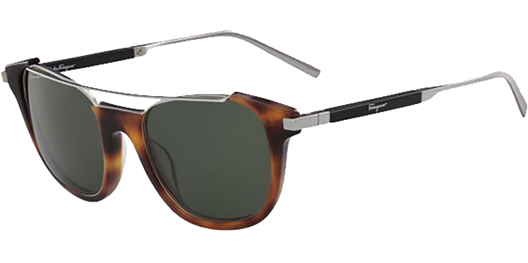 Salvatore Ferragamo Tortoise Hybrid Pilot - Eyedictive