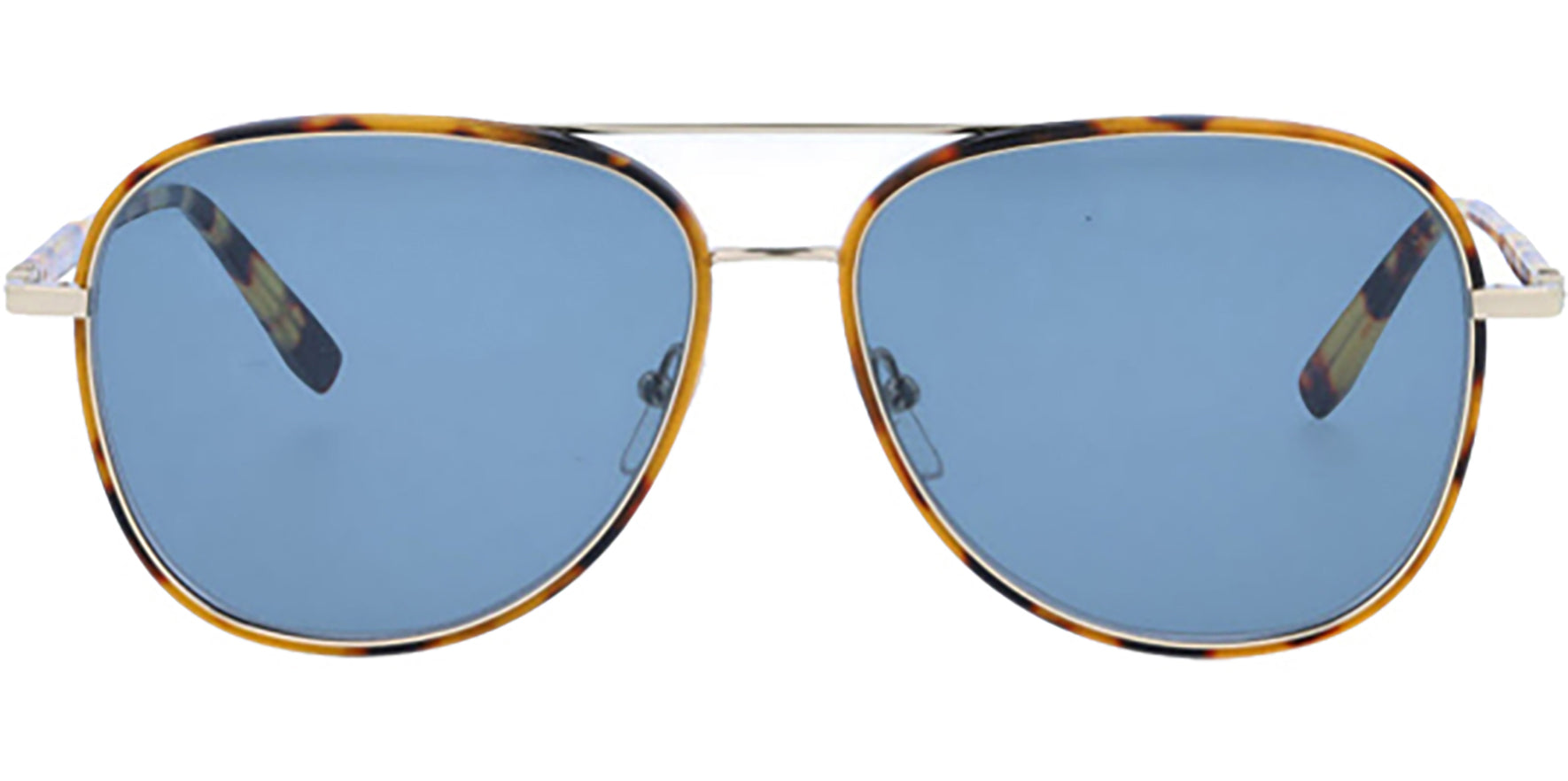 Salvatore Ferragamo Vintage Tortoise Aviator w/ Blue Lens - Eyedictive