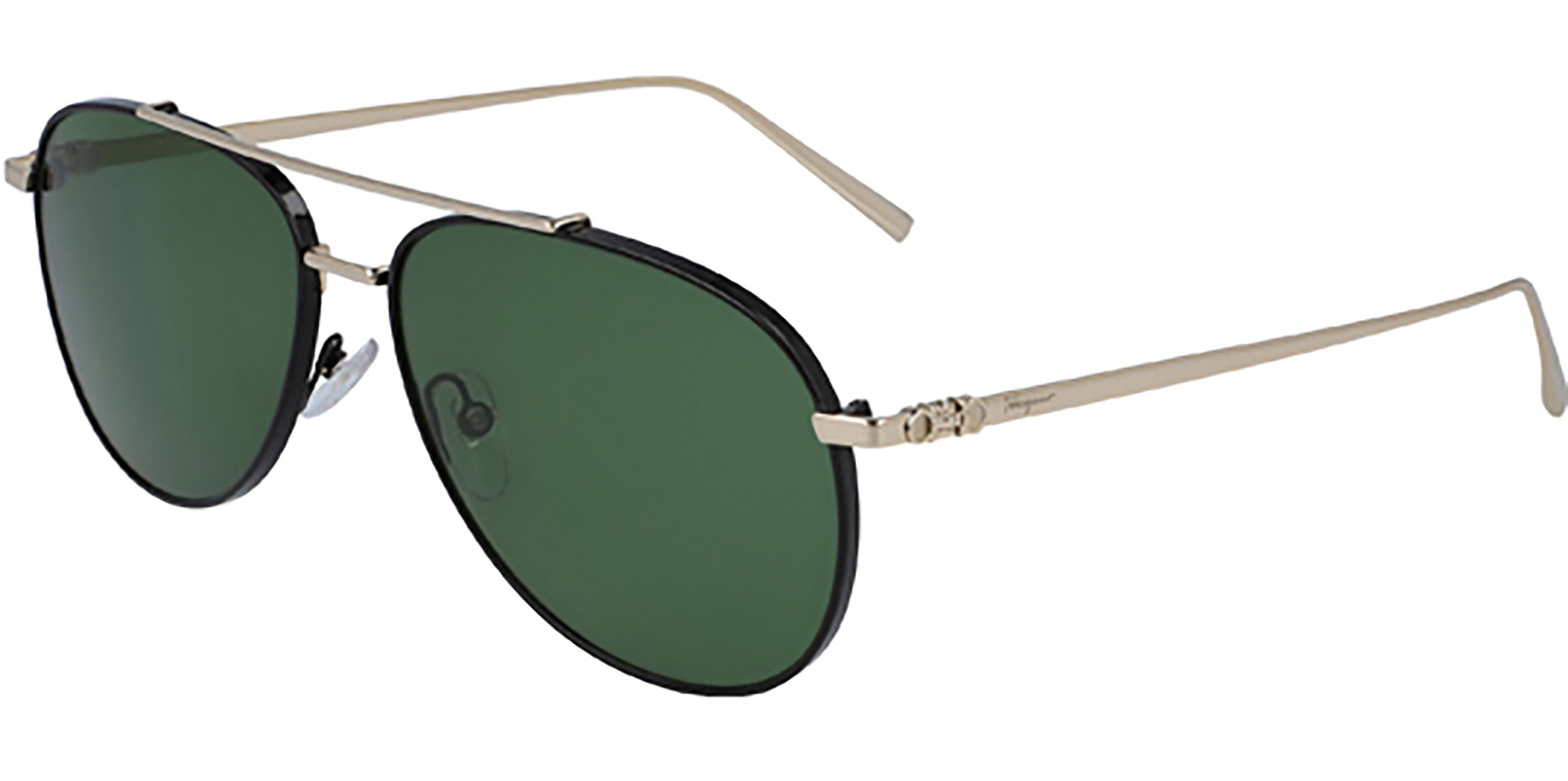 Salvatore Ferragamo Brow Bar Aviator - Eyedictive