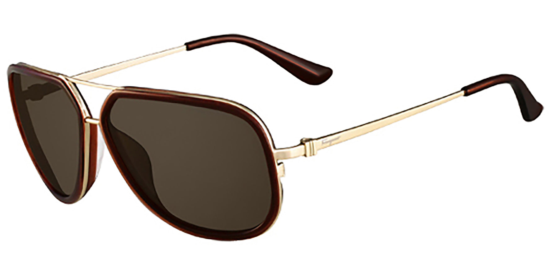 Salvatore Ferragamo Polarized Bordeaux/Gold - Eyedictive