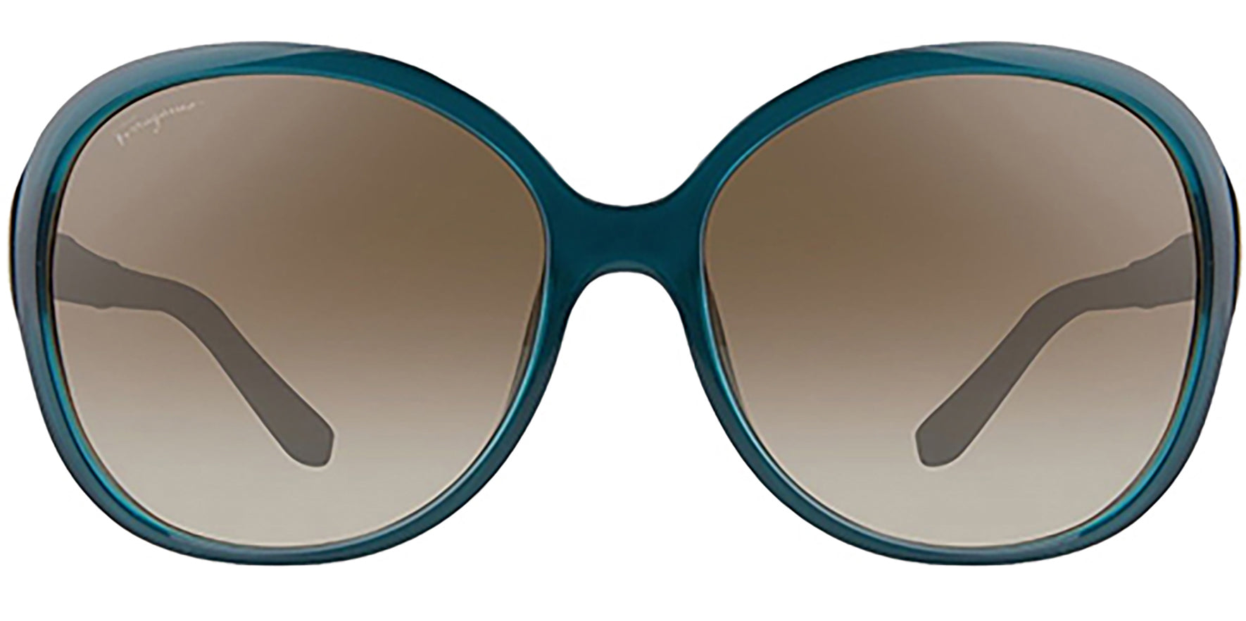 Salvatore Ferragamo Oversized Petrol Green - Eyedictive