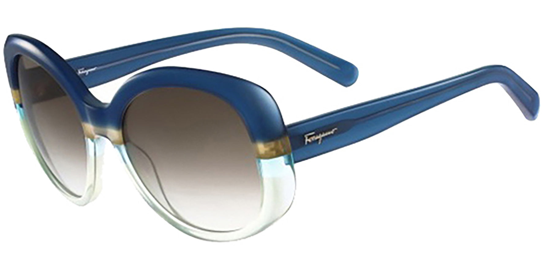 Salvatore Ferragamo Marbled Acetate Oversize - Eyedictive