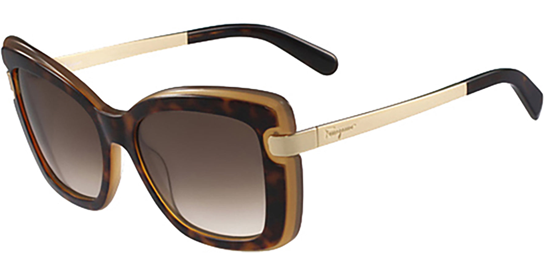 Salvatore Ferragamo Havana Amber Butterfly - Eyedictive