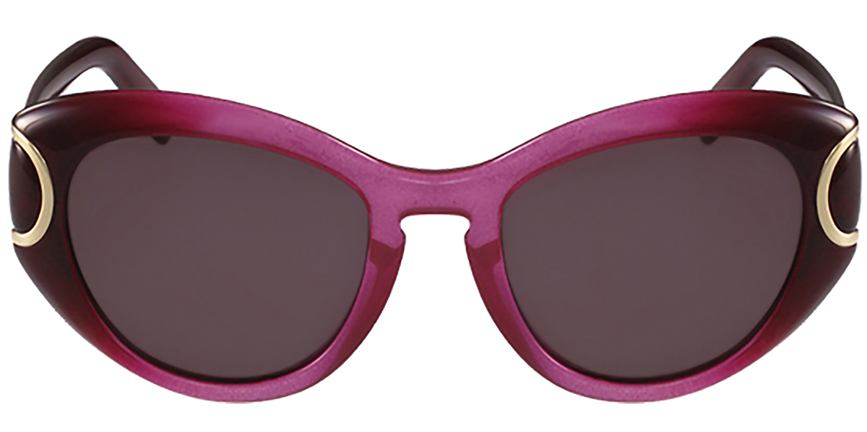 Salvatore Ferragamo Burgundy Gradient Cat-Eye - Eyedictive