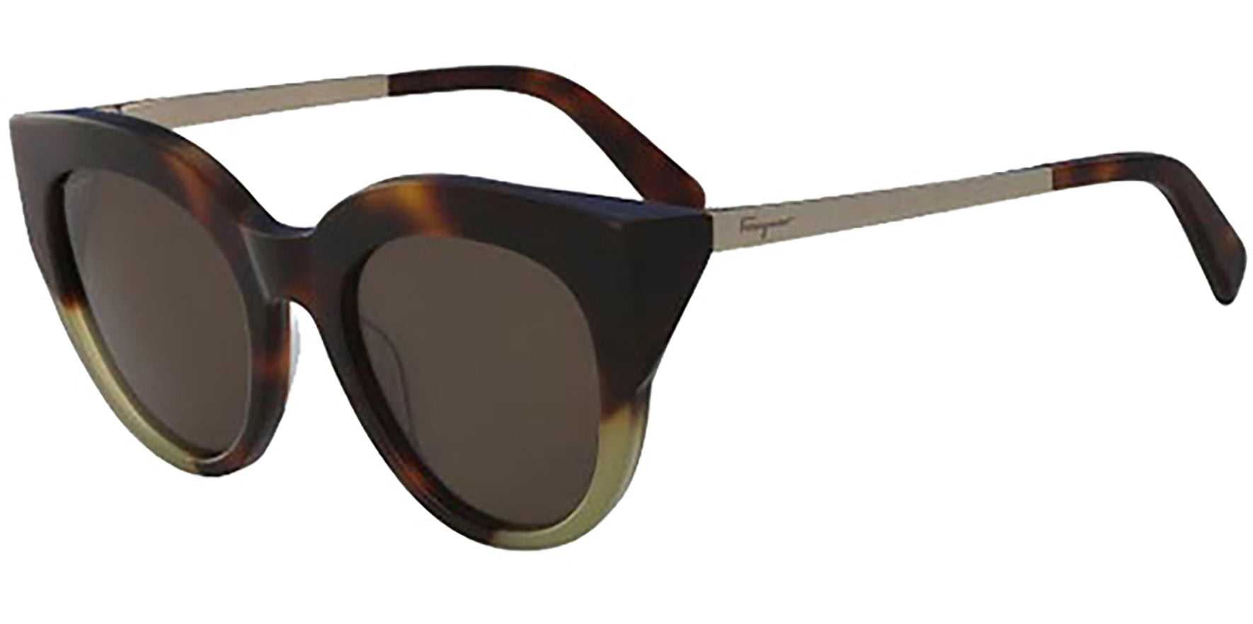 Salvatore Ferragamo Tortoise Turtle Cat-Eye - Eyedictive