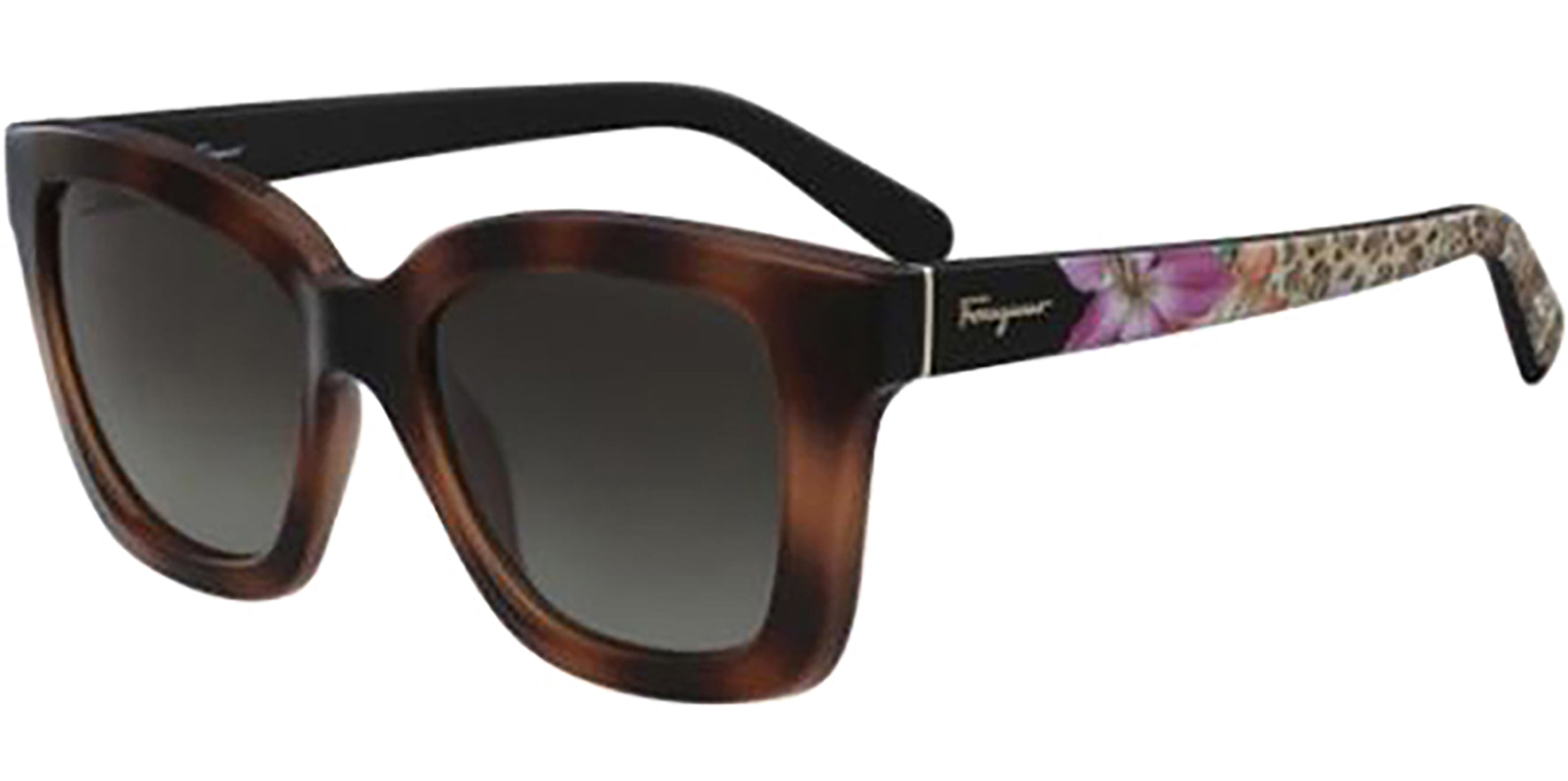 Salvatore Ferragamo Multi-Tortoise Square - Eyedictive