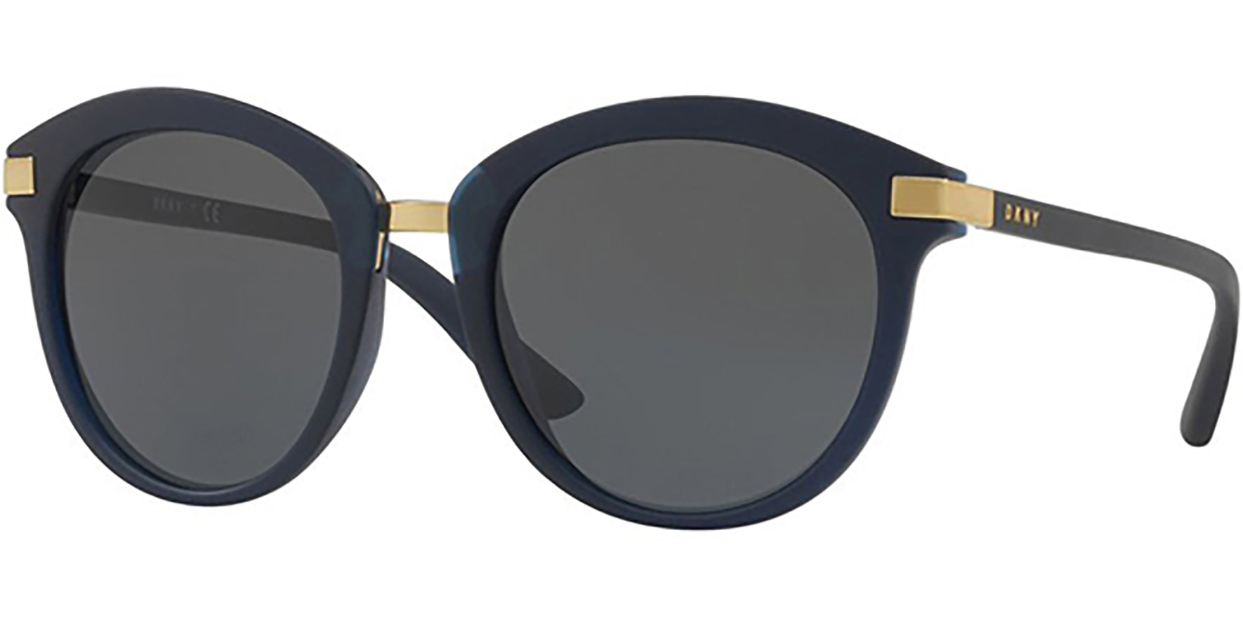 DKNY Matte Blue Oversize w/ Dark Grey Lens - Eyedictive