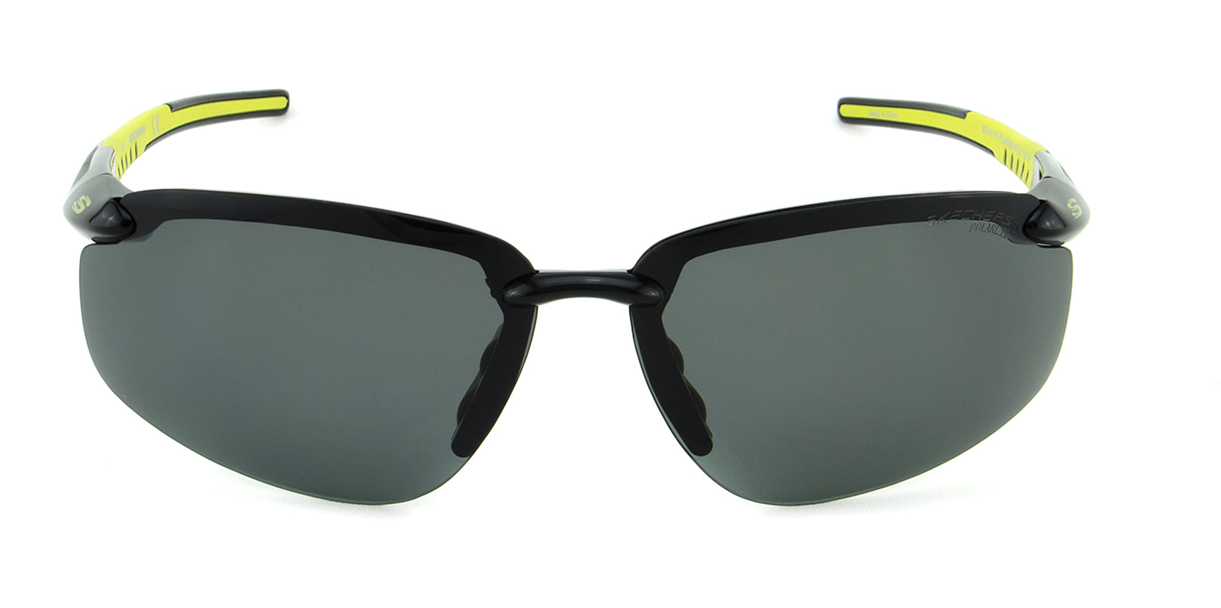 Skechers Polarized Black/Yellow Rimless Sport - Eyedictive