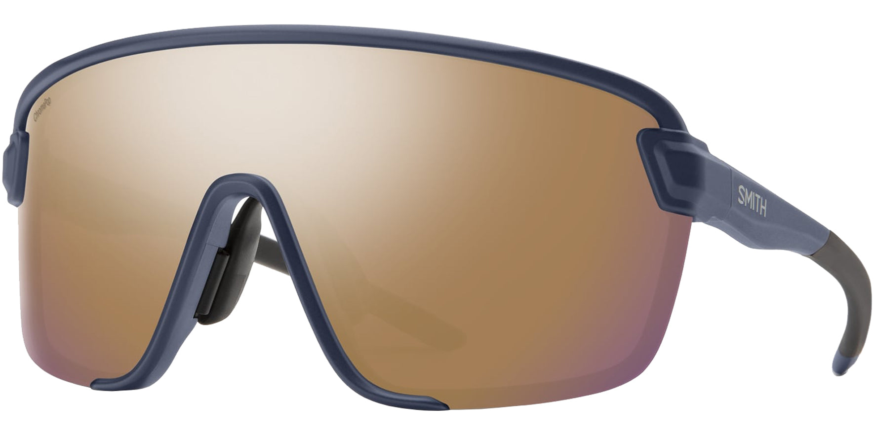 Smith Optics Bobcat Matte French Navy ChromaPop Shield - Eyedictive