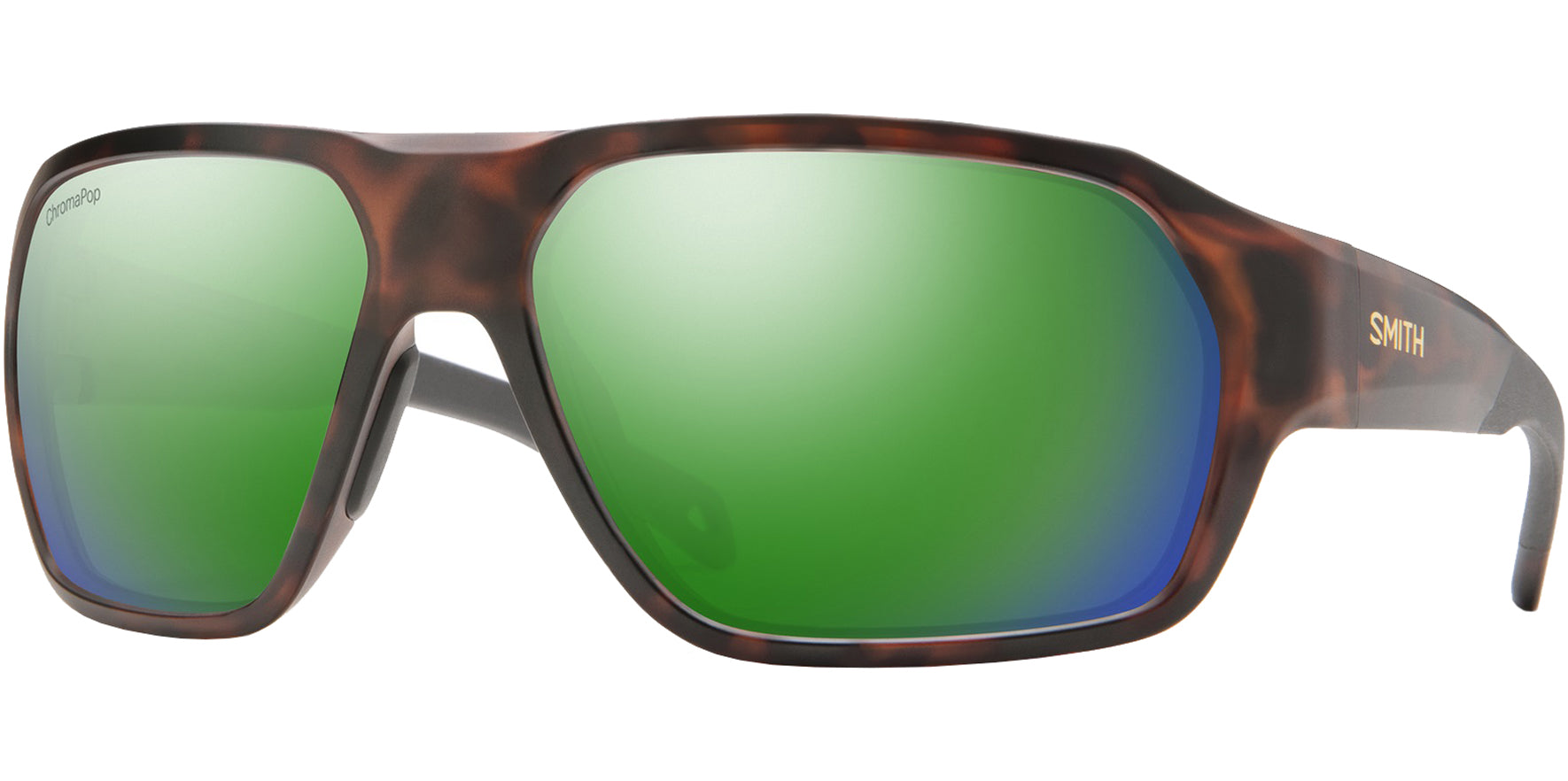 Smith Optics Deckboss Polarized ChromaPop Matte Tortoise Wrap - Eyedictive