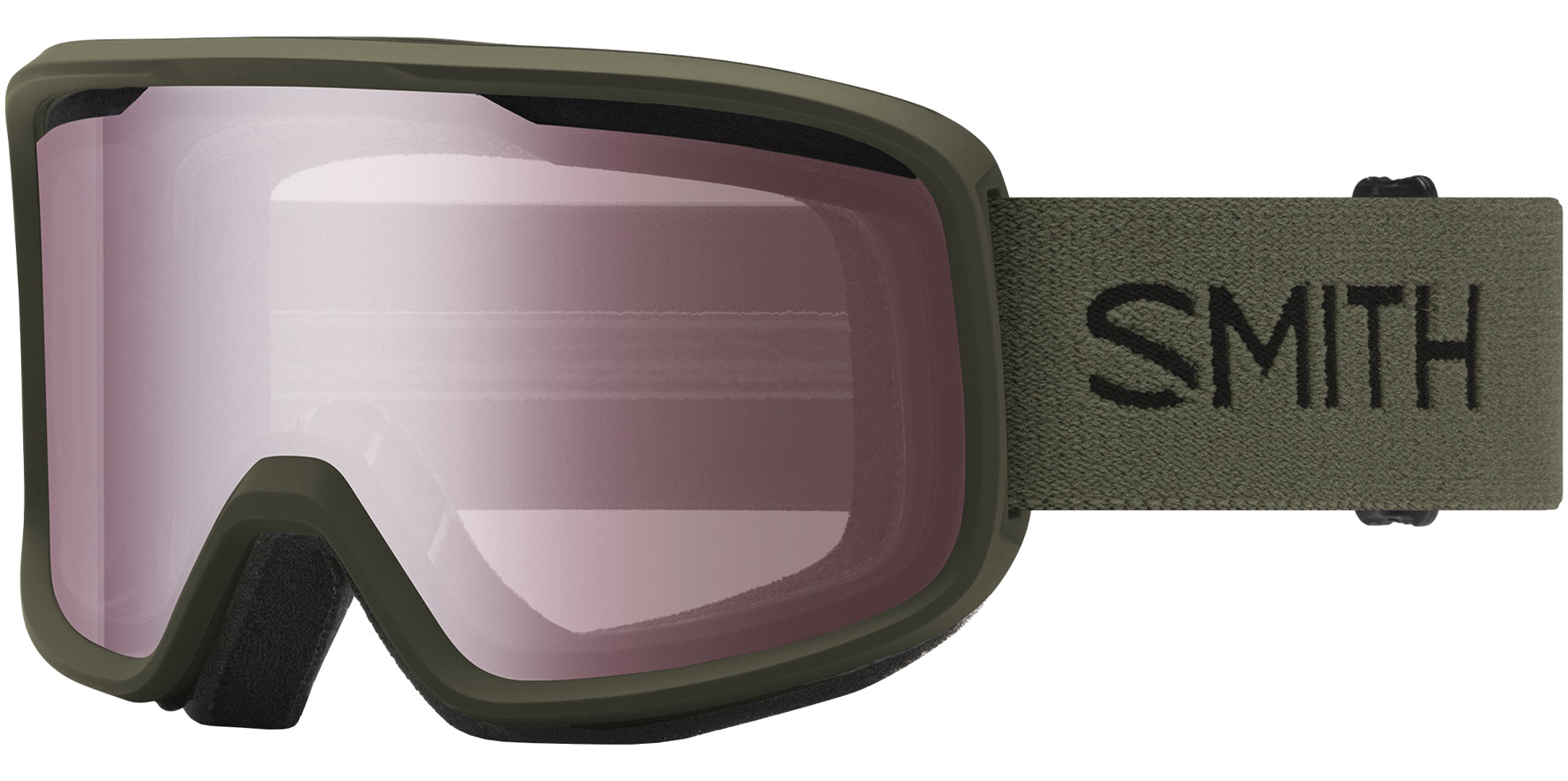 Smith Optics Frontier Low Bridge Fit Forest Sport Shield Goggles - Eyedictive