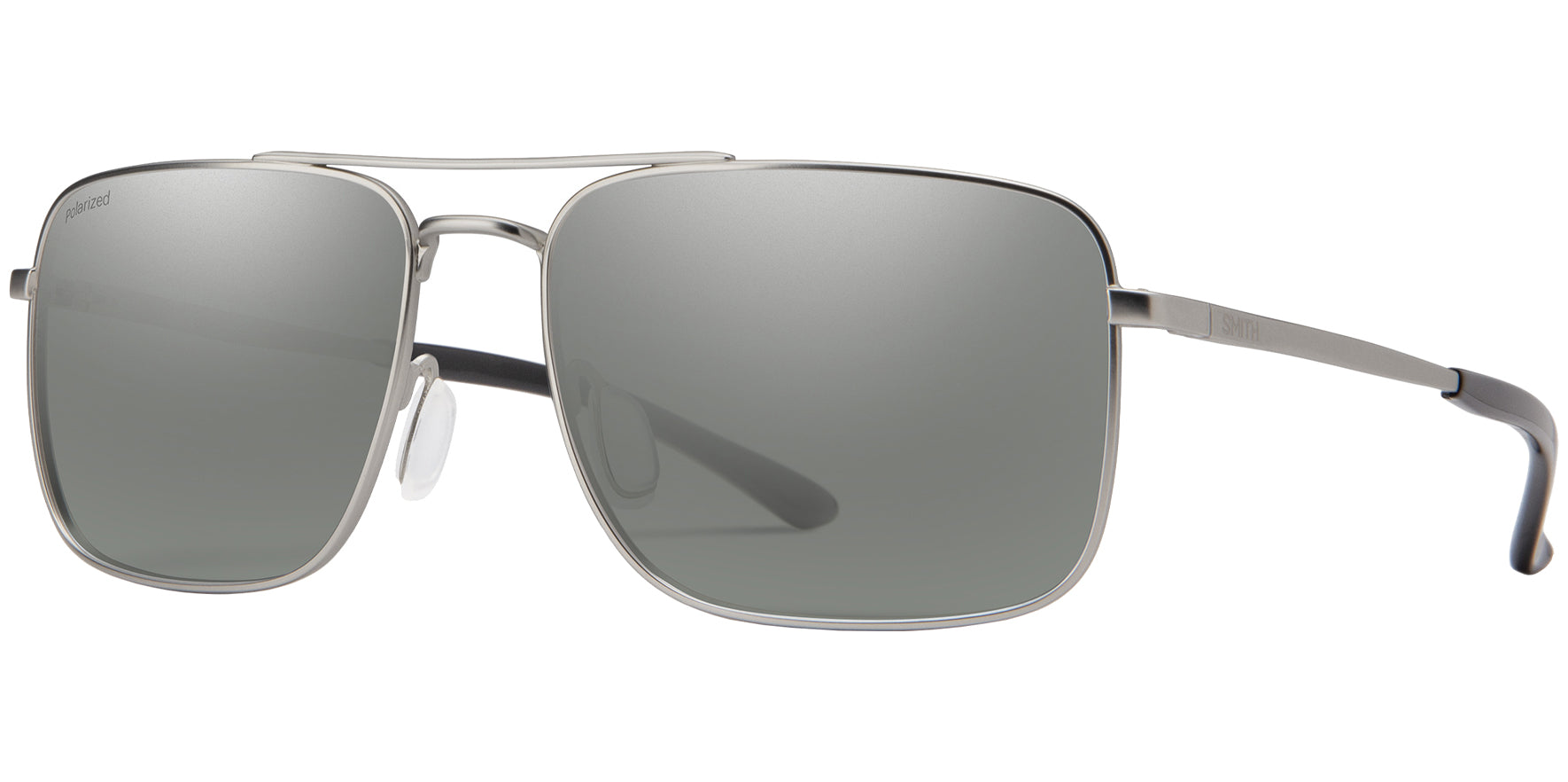 Smith Optics Outcome Polarized Matte Silver-Tone Navigator