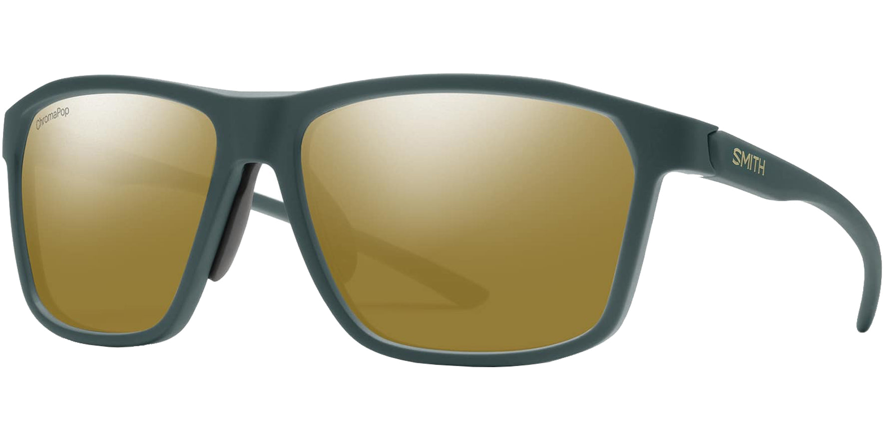 Smith Optics Pinpoint Polarized Matte Spruce Square w/ ChromaPop Lens - Eyedictive