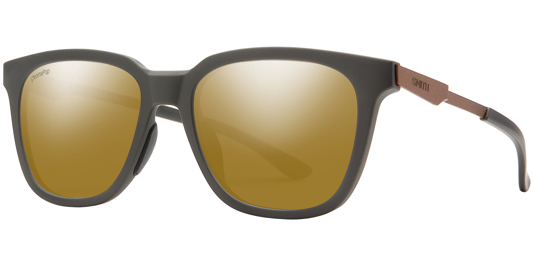 Smith Optics Roam Polarized ChromaPop Matte Gravy Soft Square - Eyedictive