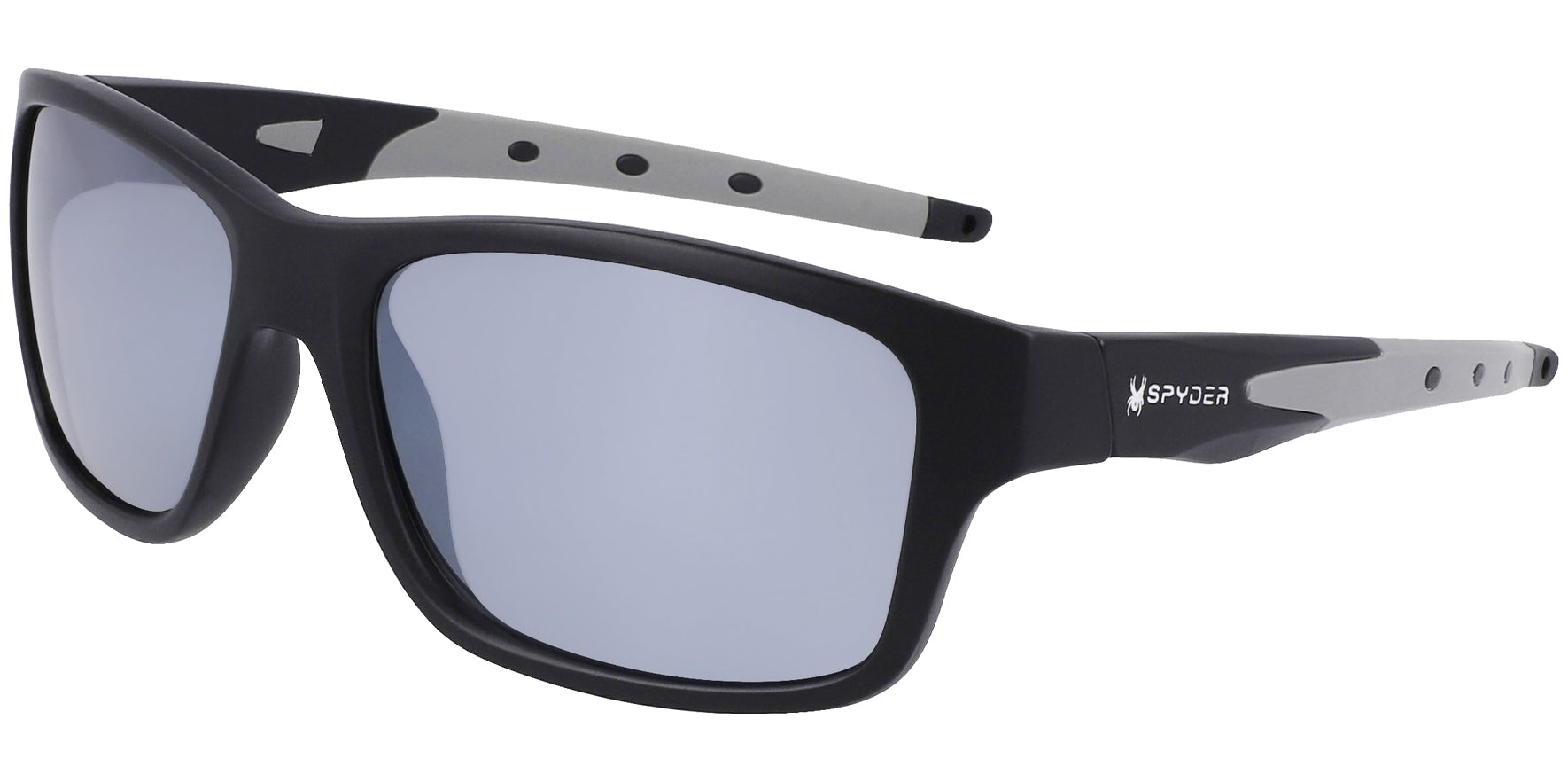 Spyder Polarized Black Diamond Square Wrap - Eyedictive