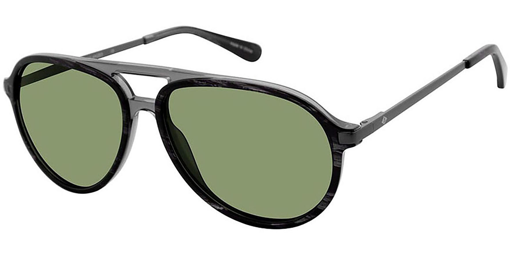 Sperry Oak Island Polarized Browline Aviator - Eyedictive