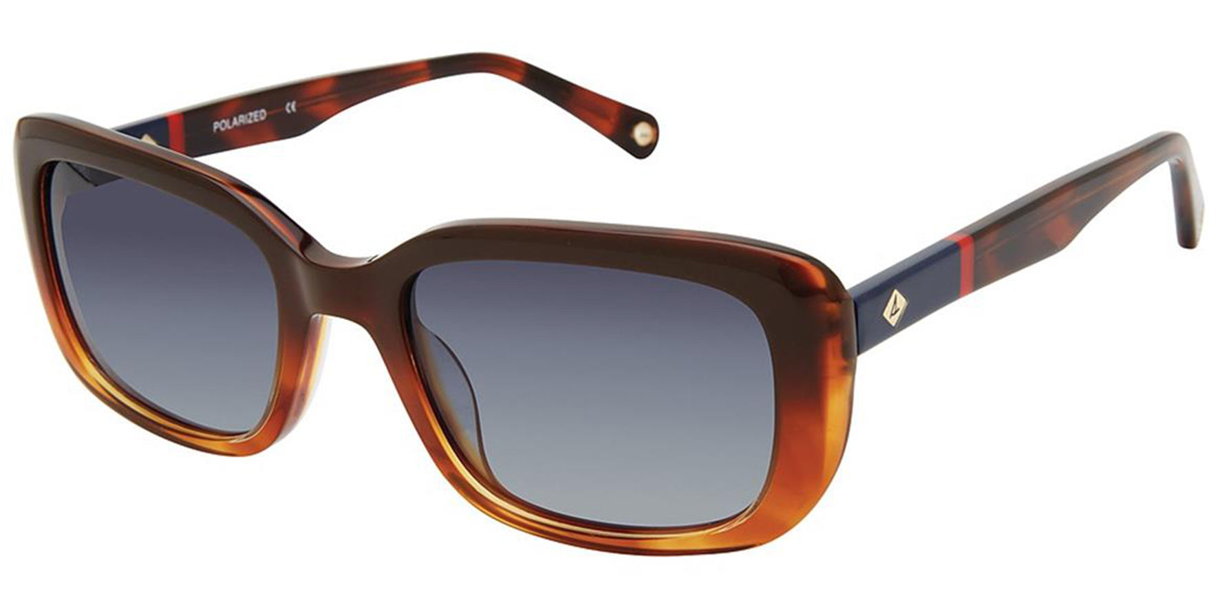 Sperry Rosefish Polarized Beveled Rectangle