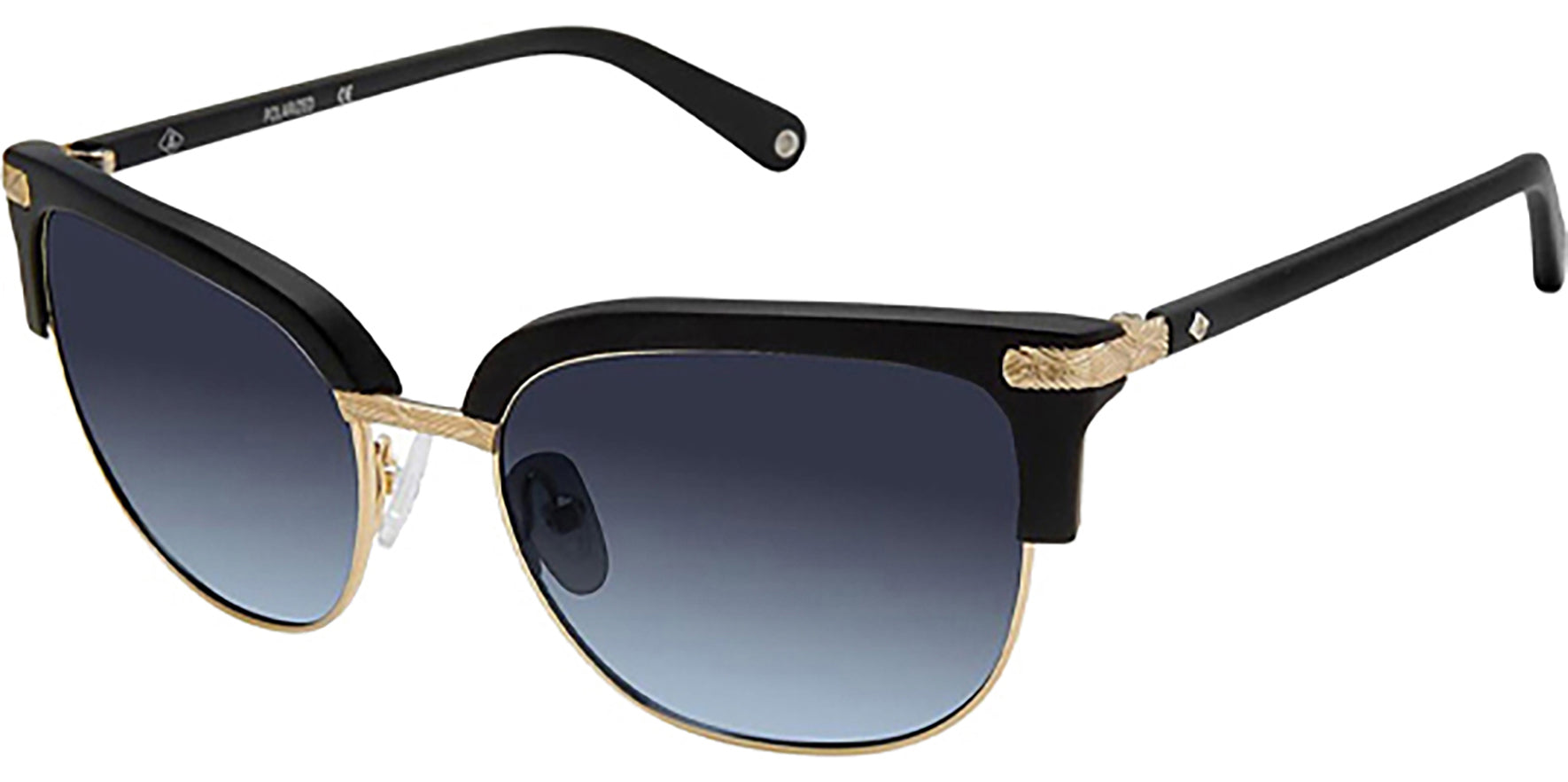 Sperry Katherine Polarized Brow-Line w/ Gradient Lens - Eyedictive