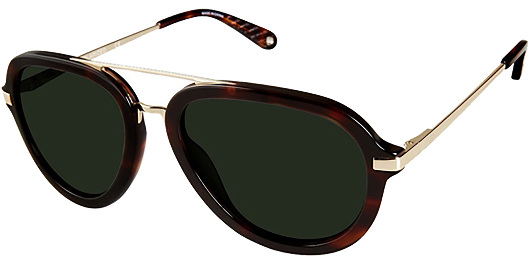 Sperry Miramar Polarized Tortoise/Gold-Tone Pilot - Eyedictive