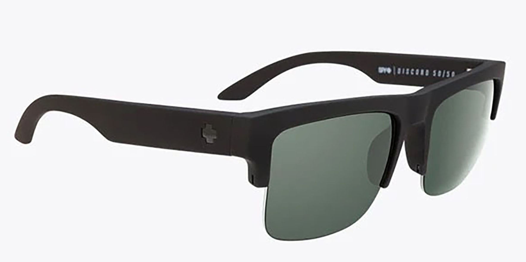 Spy Discord 5050 Polarized Matte Black Semi-Rimless Sport - Eyedictive