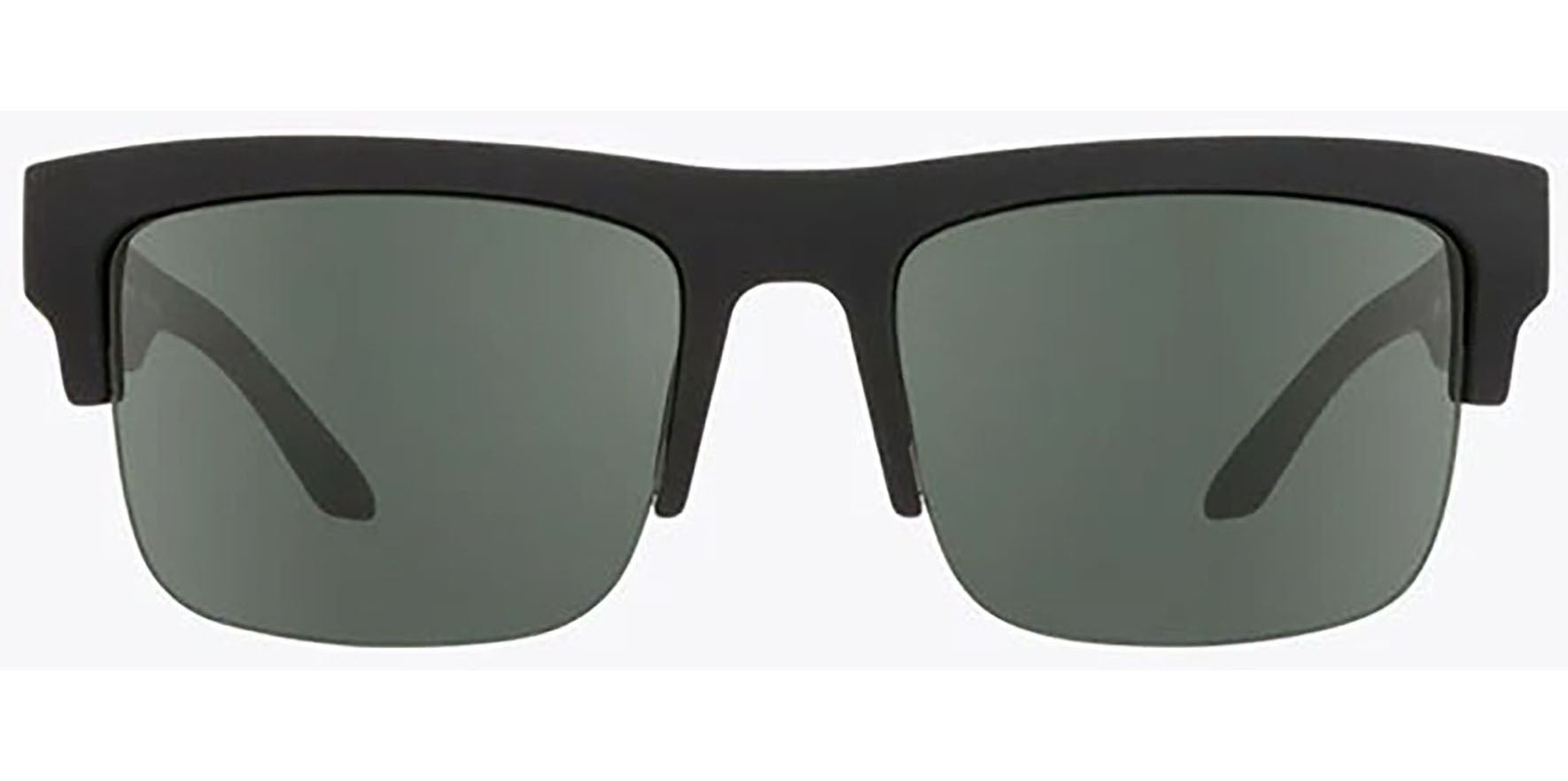 Spy Discord 5050 Polarized Matte Black Semi-Rimless Sport - Eyedictive